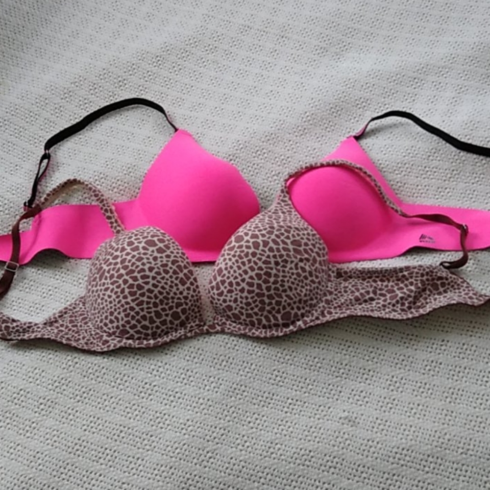 Victoria's secret cheetah print push up bra bundle